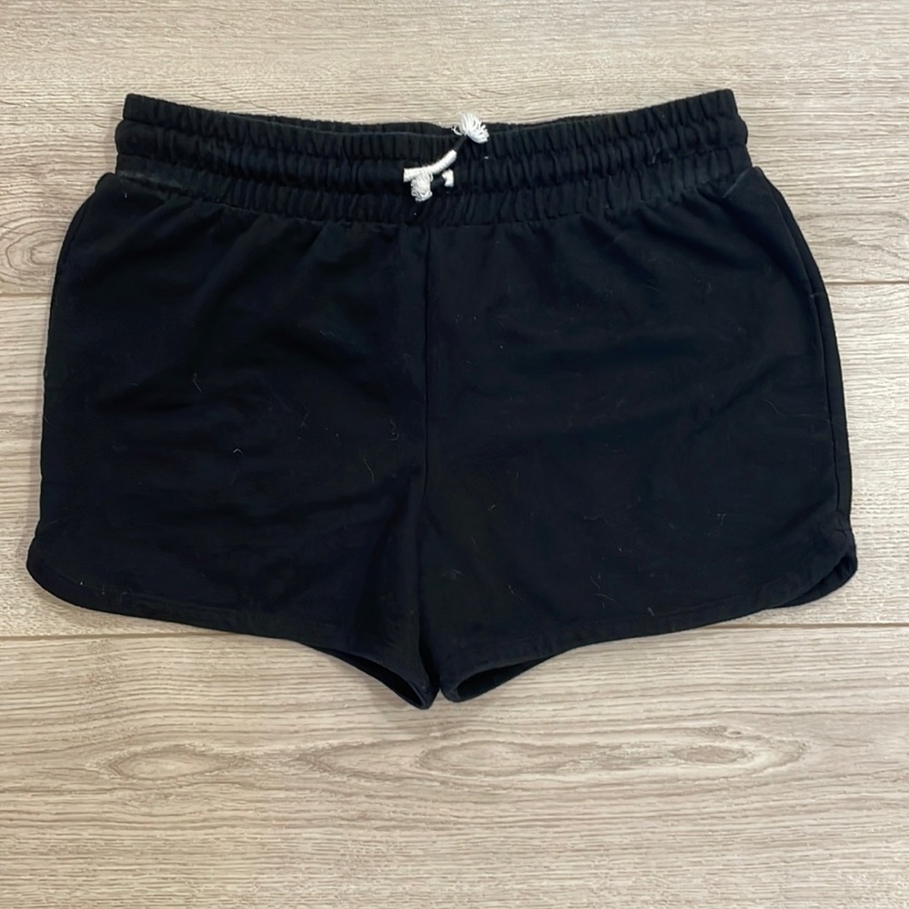 Cat & Jack black pajama shorts, size kids XXL (18), girls